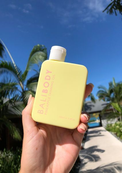 Масло для засмаги з екстрактом ананаса Bali Body Pineapple Tanning Oil SPF 15, 100 ml 2730 фото