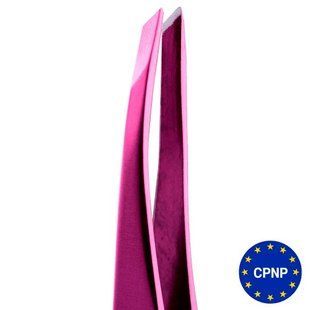 ZOLA Пинцет скошенный профессиональный для бровей PINK 1933 фото