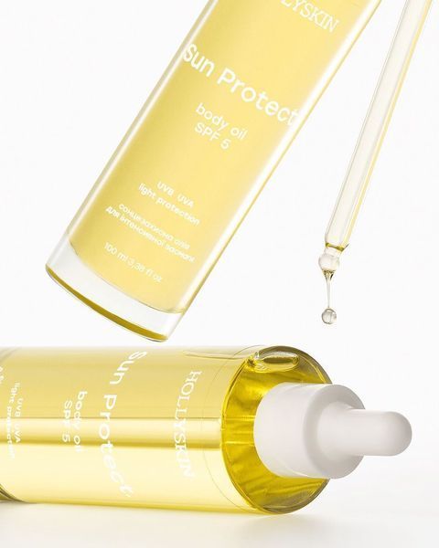 Масло для интенсивного загара HOLLYSKIN Sun Protect Body Oil SPF 5 SPF 5 1209 фото