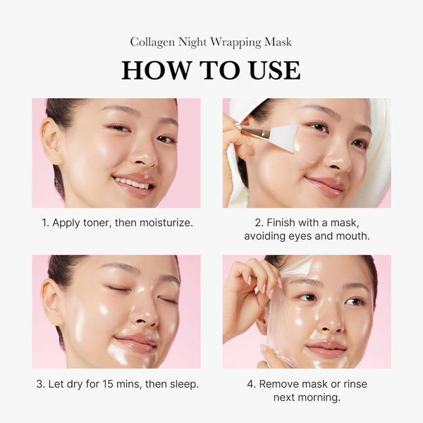 Колагенова нічна маска-плівка Medicube Collagen Night Wrapping Mask 2525 фото