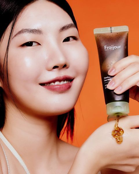 Гель-маска для обличчя зі спікулами та екстрактом серцелиста Fraijour Heartleaf Pore Melting Gel Mask 2890 фото