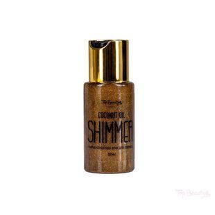 Кокосовое масло для загара с шиммером Top Beauty, 50 мл 936 фото