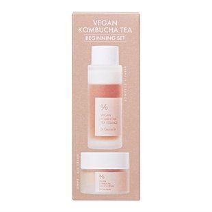 Веганский набор для ухода за кожей c комбучей Dr.Ceuracle Vegan Kombucha Beginning Set, 2 в 1 1766 фото