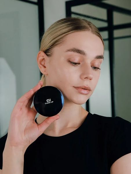 Кушон CU Skin Clean-Up Skin Fit Cushion SPF 50+ PA+++ 23 SPF 50+ PA+++, тон 23, 15+15 г 2679 фото
