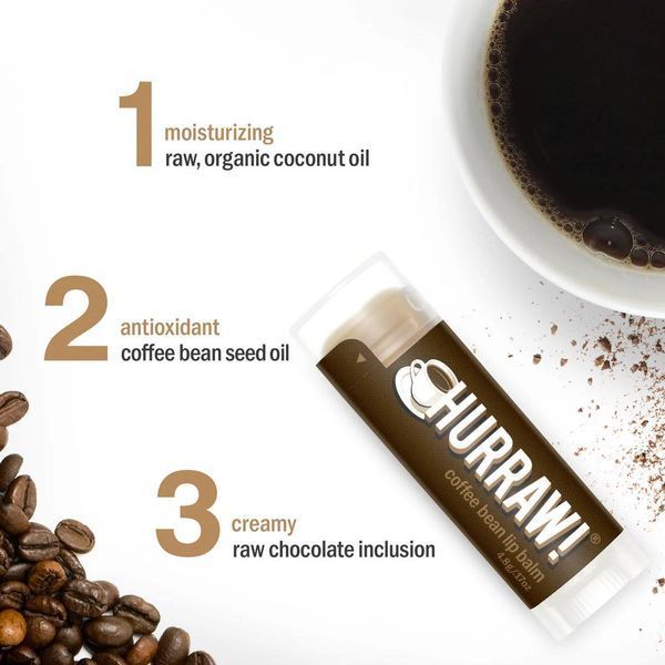 Бальзам для губ Hurraw! Coffee Bean Lip Balm  397 фото