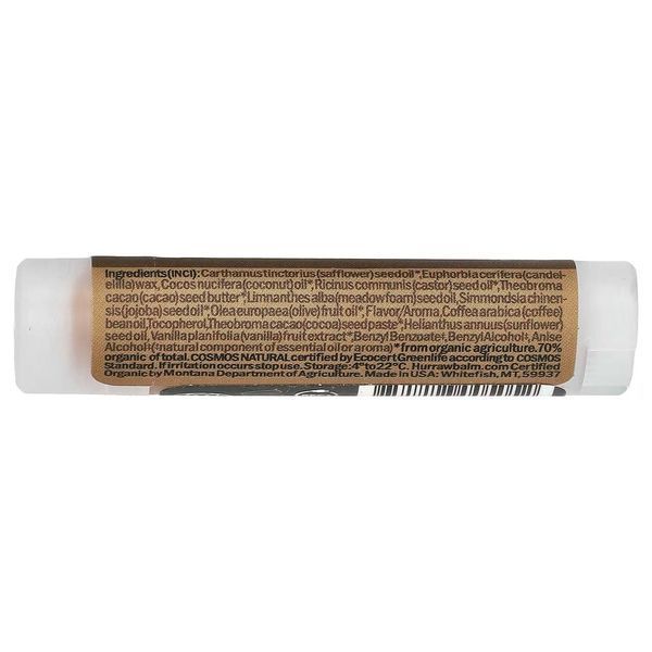 Бальзам для губ Hurraw! Coffee Bean Lip Balm  397 фото