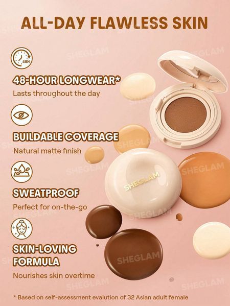 Кушон Sheglam Cushion Foundation оттенок Buttercream 2528 фото