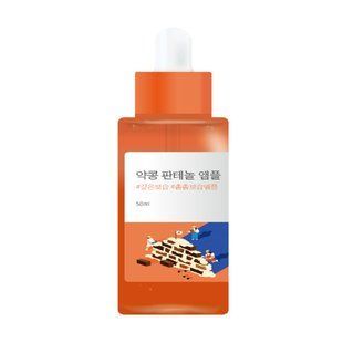 Концентрированная сыворотка с экстрактом соевых бобов и пантенолом ROUND LAB Soybean Panthenol Ampoule  641 фото