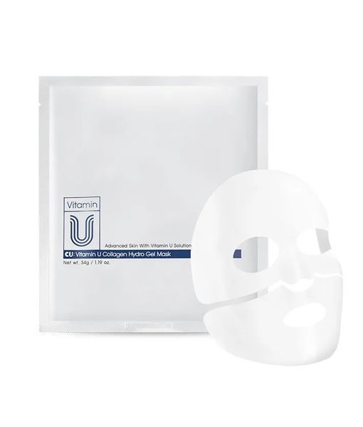 Гідрогелева маска подвійної дії для наповнення та сяйва шкіри CU Skin Vitamin U Collagen Hydro Gel Mask 2685 фото