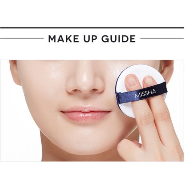 Белый кушон Missha Magic Cushion Moist Up SPF50+/PA+++ 101 фото