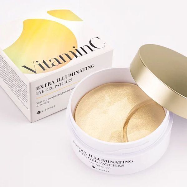 Патчи против тёмных кругов с витамином C K-Secret Extra Illuminating Eye Gel Patches (Vitamin C) 2474 фото