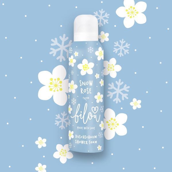 Пінка для душу Bilou Snow Rose 412 фото