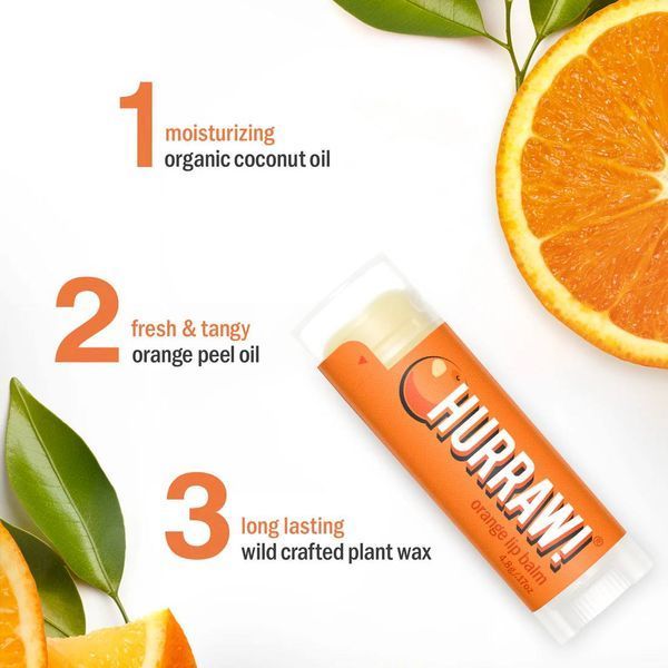 Бальзам для губ Hurraw! Orange Lip Balm 400 фото