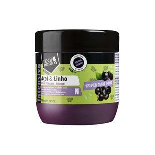 Маска відновлююча Real Natura SUPER HAIR FOOD A&Ccedil;A&Iacute; E LINHO 500 мл 2801 фото