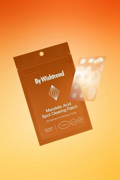 Патчи с миндальной кислотой от высыпаний и постакне BY WISHTREND Mandelic Acid Spot Clearing Patch, 39 шт 2203 фото