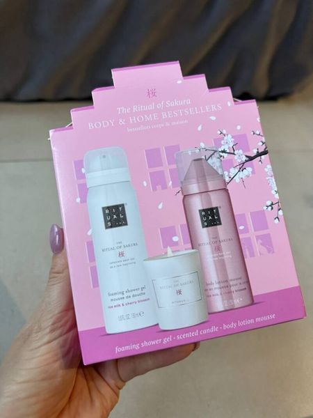 Мини-набор Rituals Sakura пенка, мусс, свечка 3pc  270 фото