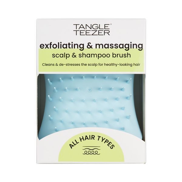 Щётка для массажа кожи головы Tangle Teezer The Scalp Exfoliator and Massager Seafoam Blue 2354 фото