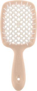 Janeke Superbrush Small &ndash; Щётка для волос белая с бежевым 1446 фото