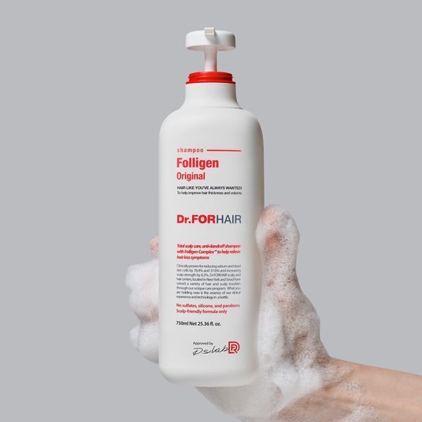 Шампунь против выпадения волос Dr.FORHAIR Folligen Shampoo, 300мл 758 фото