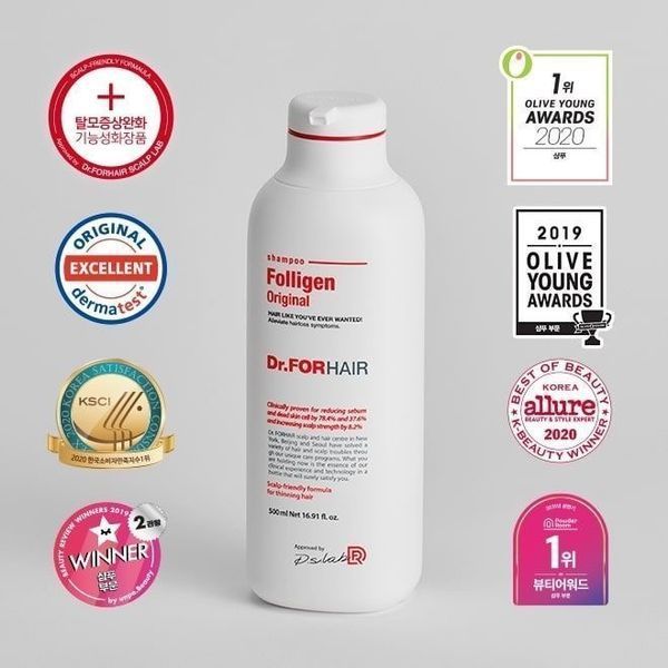 Шампунь против выпадения волос Dr.FORHAIR Folligen Shampoo, 300мл 758 фото